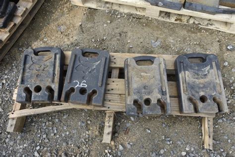 weights for bobcat skid steer